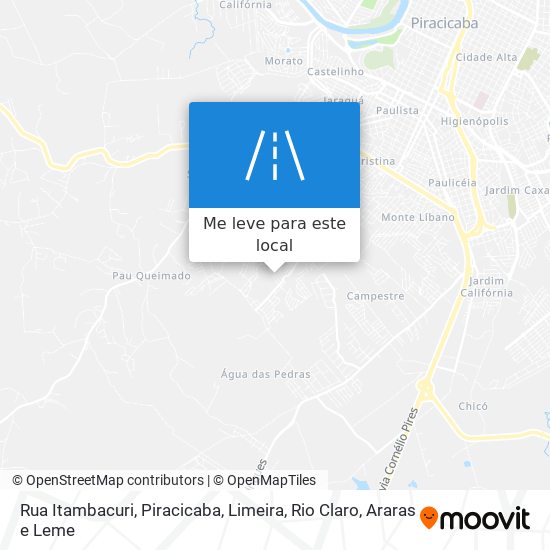 Rua Itambacuri mapa