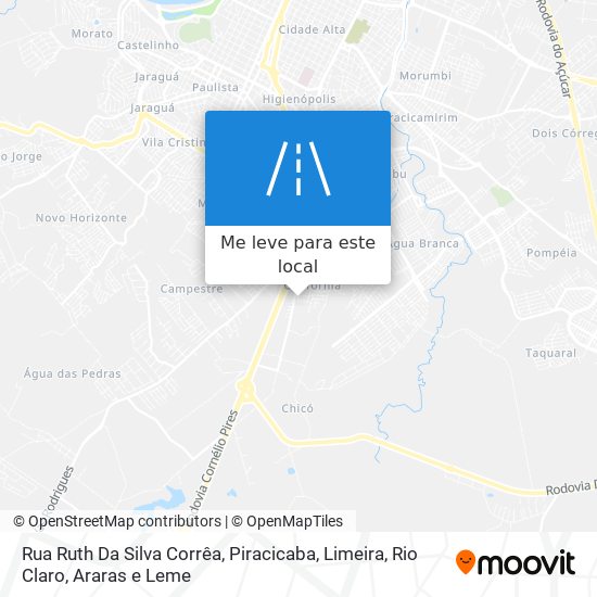 Rua Ruth Da Silva Corrêa mapa