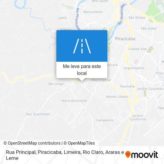 Rua Principal mapa