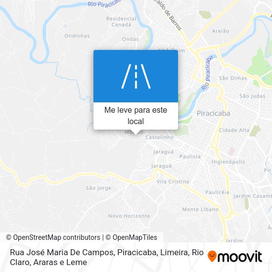 Rua José Maria De Campos mapa
