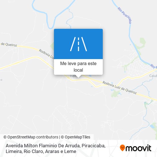 Avenida Milton Flaminio De Arruda mapa