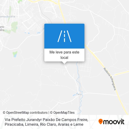 Via Prefeito Jurandyr Paixão De Campos Freire mapa