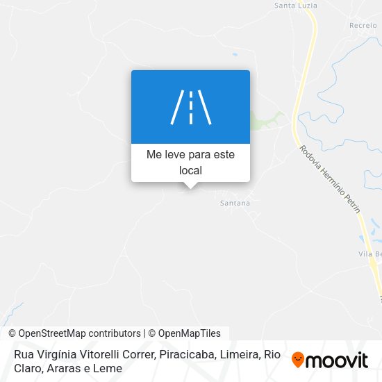 Rua Virgínia Vitorelli Correr mapa