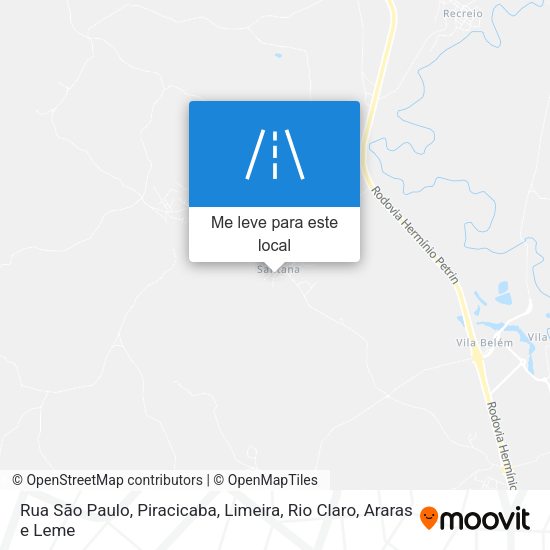 Rua São Paulo mapa