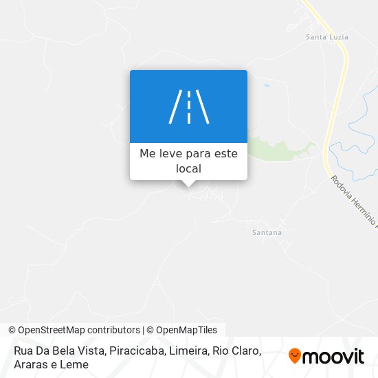 Rua Da Bela Vista mapa