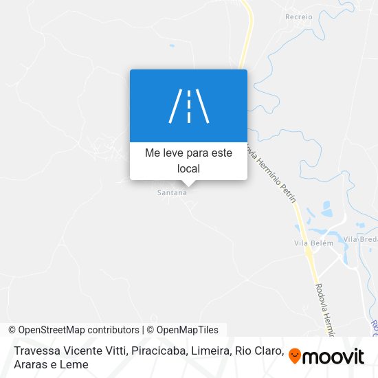 Travessa Vicente Vitti mapa