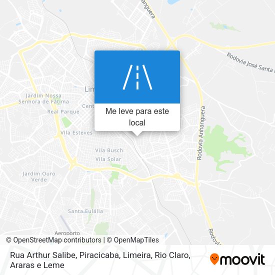Rua Arthur Salibe mapa