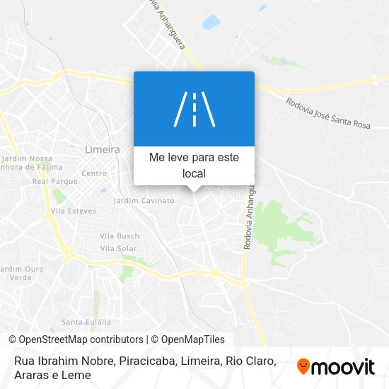 Rua Ibrahim Nobre mapa