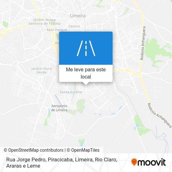 Rua Jorge Pedro mapa