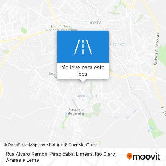 Rua Alvaro Ramos mapa