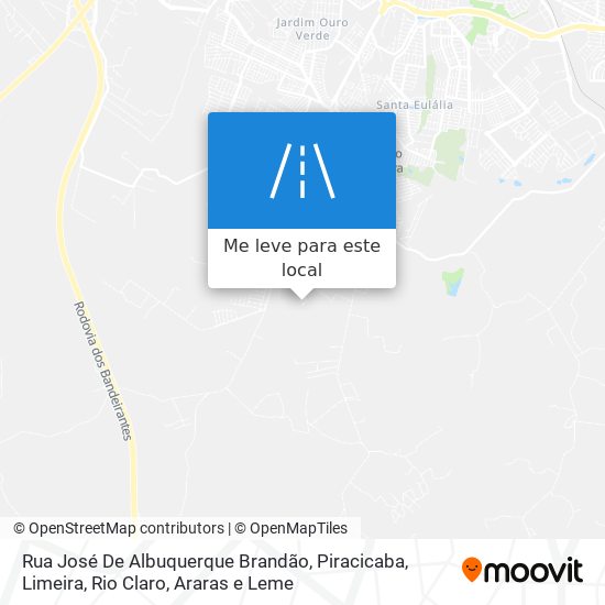 Rua José De Albuquerque Brandão mapa