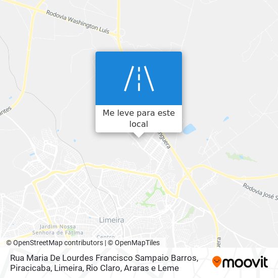 Rua Maria De Lourdes Francisco Sampaio Barros mapa