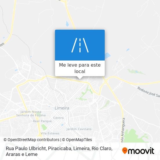 Rua Paulo Ulbricht mapa