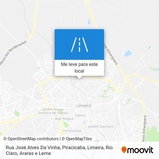 Rua José Alves Da Vinha mapa
