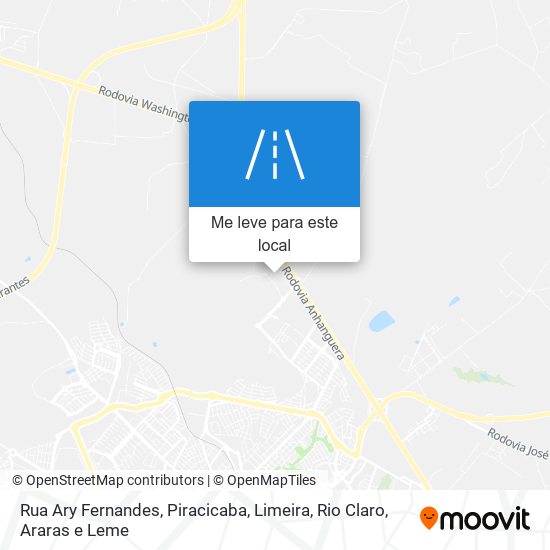 Rua Ary Fernandes mapa