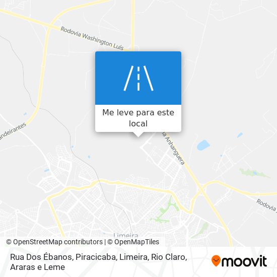 Rua Dos Ébanos mapa