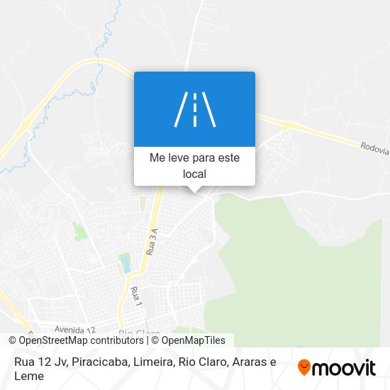 Rua 12 Jv mapa
