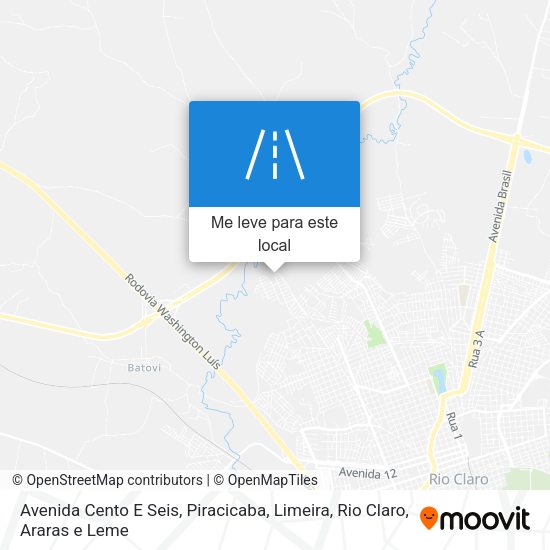 Avenida Cento E Seis mapa