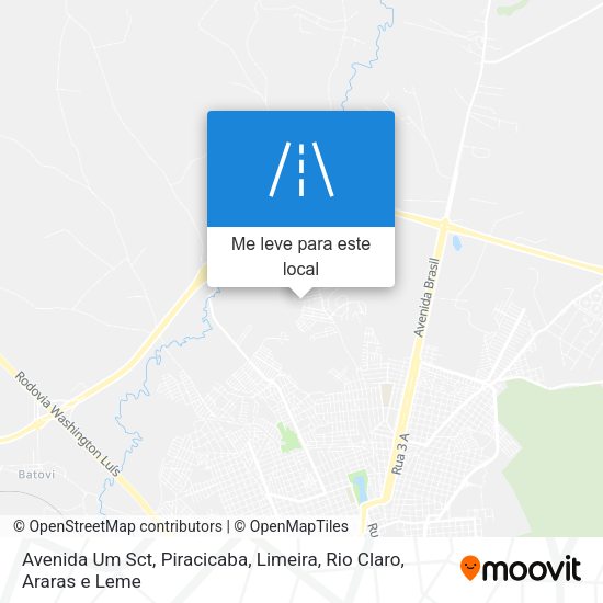 Avenida Um Sct mapa