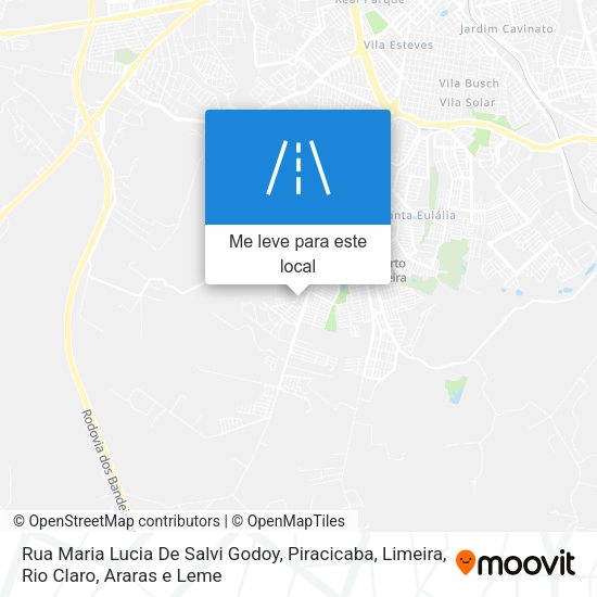 Rua Maria Lucia De Salvi Godoy mapa