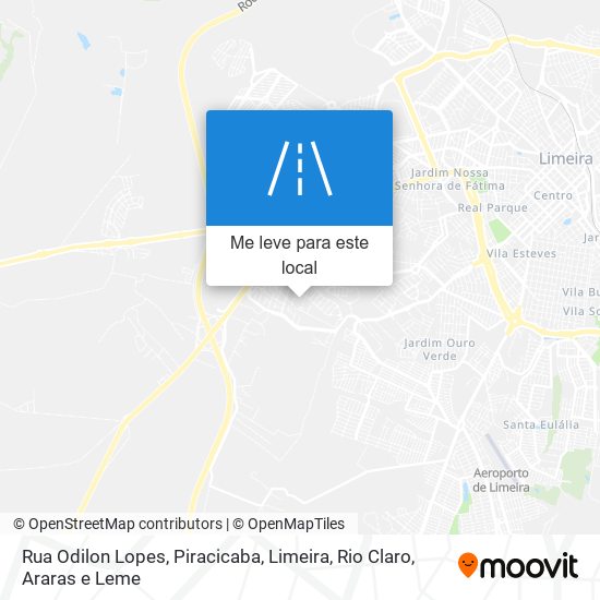 Rua Odilon Lopes mapa