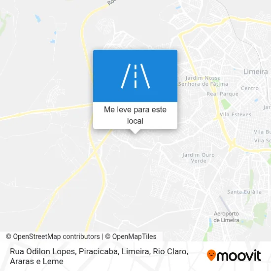 Rua Odilon Lopes mapa
