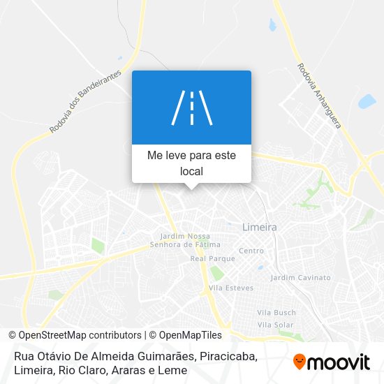 Rua Otávio De Almeida Guimarães mapa