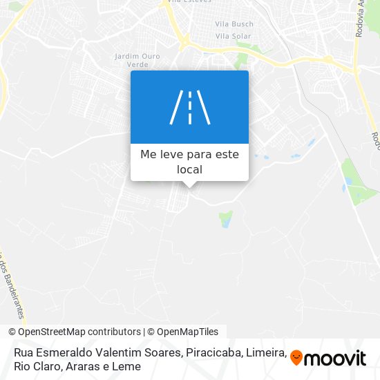Rua Esmeraldo Valentim Soares mapa