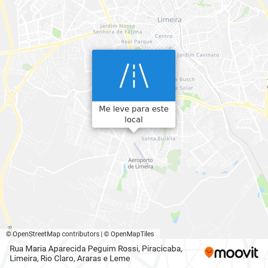 Rua Maria Aparecida Peguim Rossi mapa