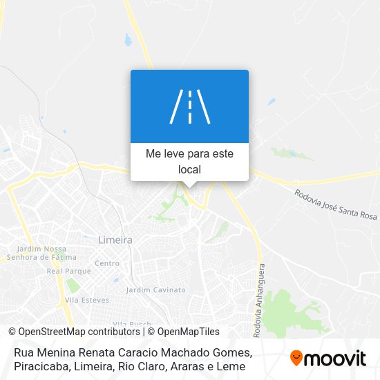 Rua Menina Renata Caracio Machado Gomes mapa