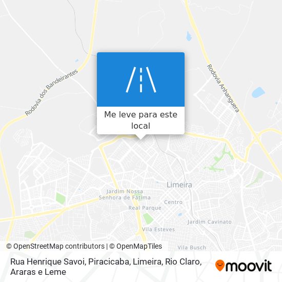 Rua Henrique Savoi mapa