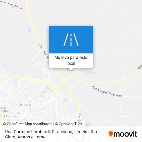 Rua Carmine Lombardi mapa