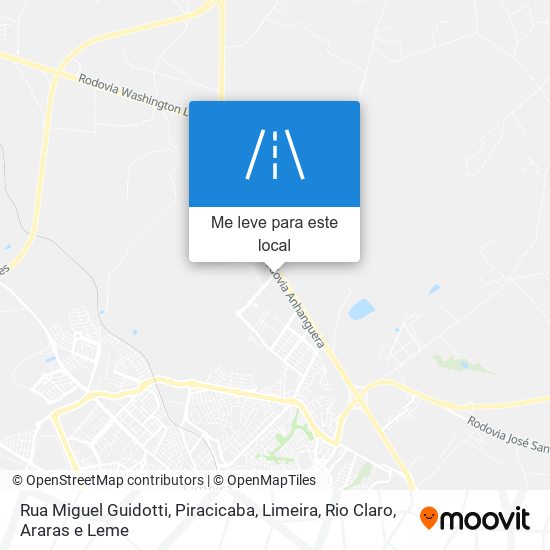 Rua Miguel Guidotti mapa
