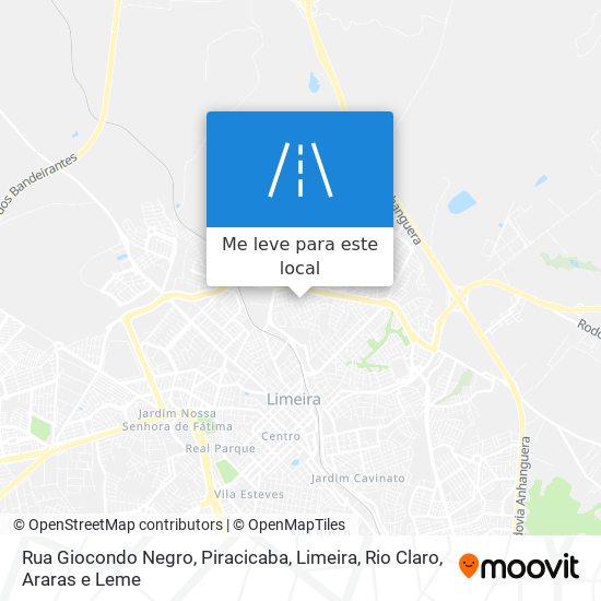 Rua Giocondo Negro mapa