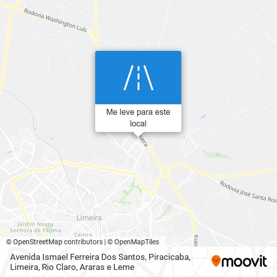 Avenida Ismael Ferreira Dos Santos mapa