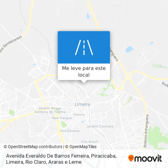 Avenida Everaldo De Barros Ferreira mapa