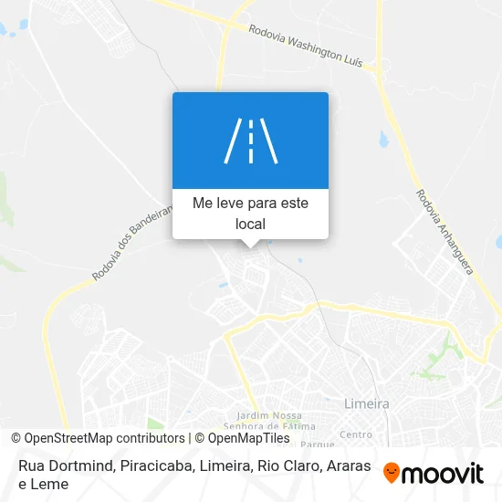 Rua Dortmind mapa
