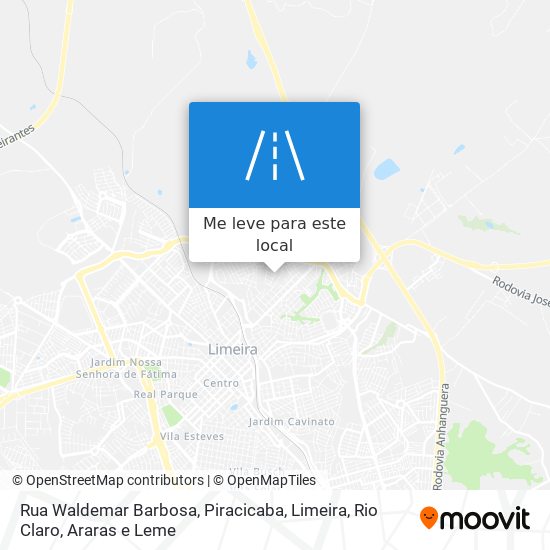 Rua Waldemar Barbosa mapa