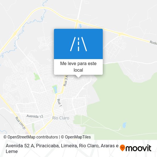 Avenida 52 A mapa