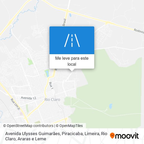 Avenida Ulysses Guimarães mapa