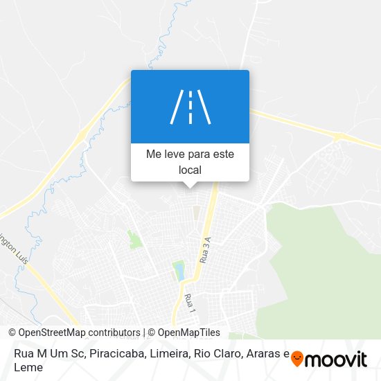 Rua M Um  Sc mapa