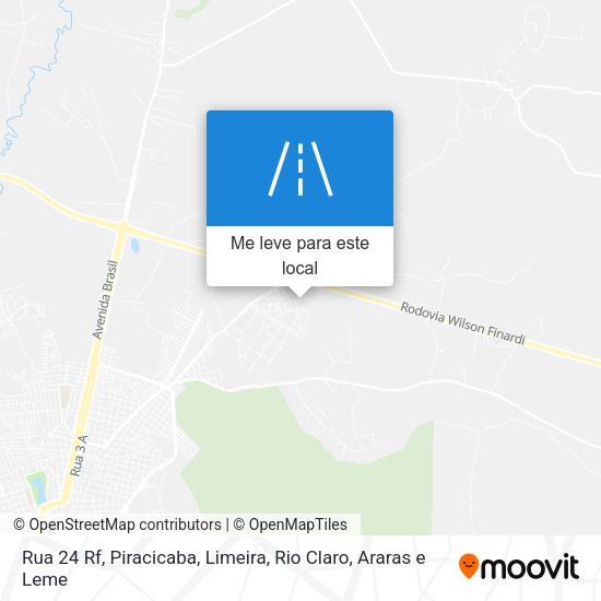 Rua 24 Rf mapa