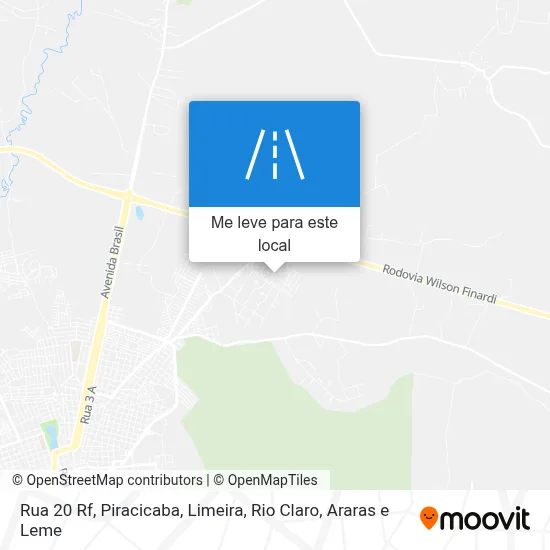 Rua 20 Rf mapa