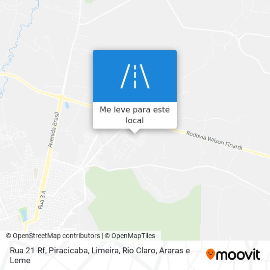 Rua 21 Rf mapa