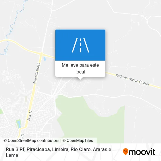 Rua 3 Rf mapa