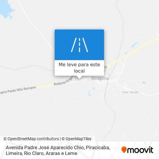 Avenida Padre José Aparecido Chio mapa