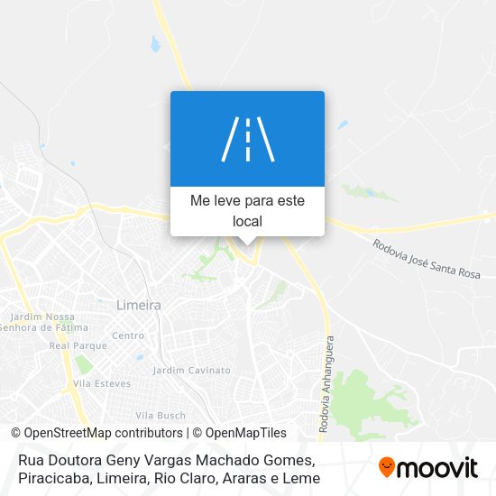 Rua Doutora Geny Vargas Machado Gomes mapa