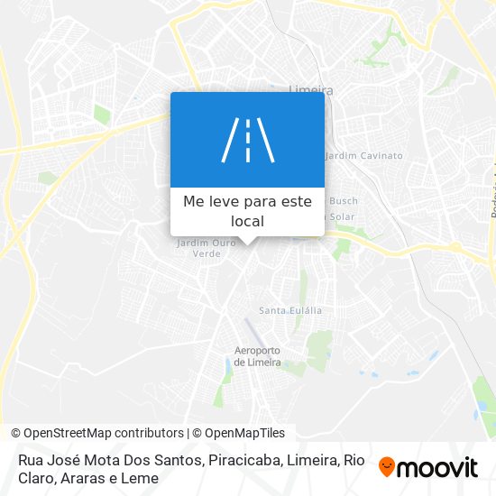 Rua José Mota Dos Santos mapa