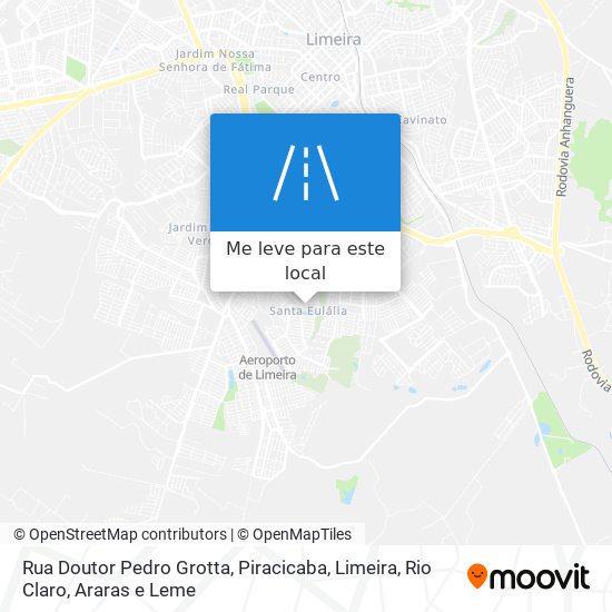 Rua Doutor Pedro Grotta mapa