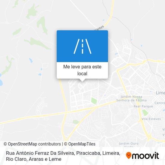 Rua Antônio Ferraz Da Silveira mapa